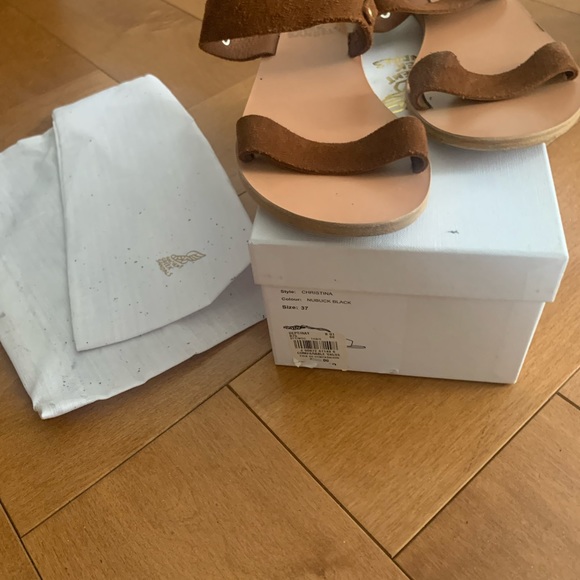 Black sandals Ancient Greek - Picture 3 of 8